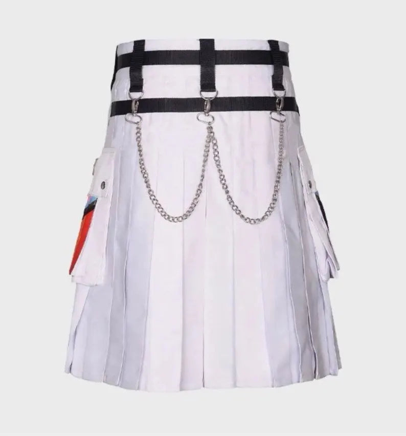Scottish Fashion Rainbow Kilt For Men’s