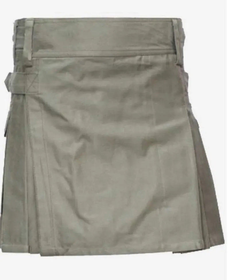 Scottish Women Female Kilt IN Dark Olive