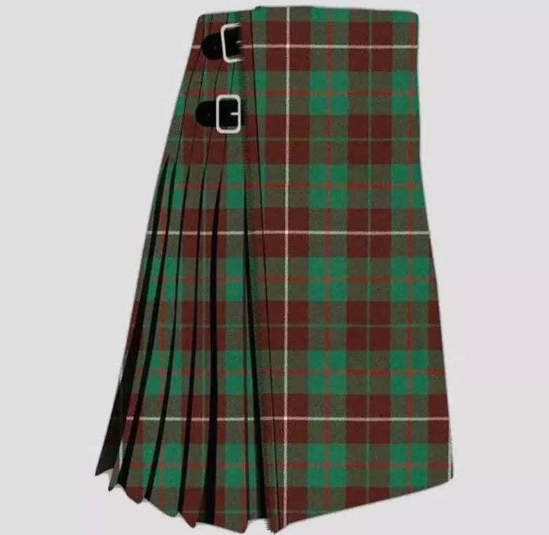 Scottish Mackinnon Hunting Ancient Tartan Kilt For Men Custom Handmade Traditional 8 Yard kilts
