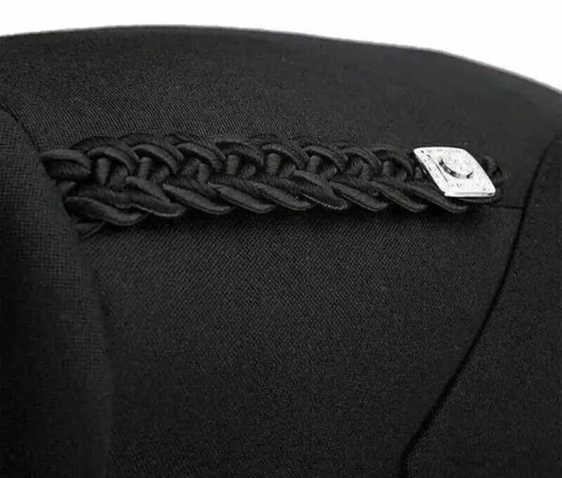 Scottish Men’s Black Argyle Kilt Jacket With Vest