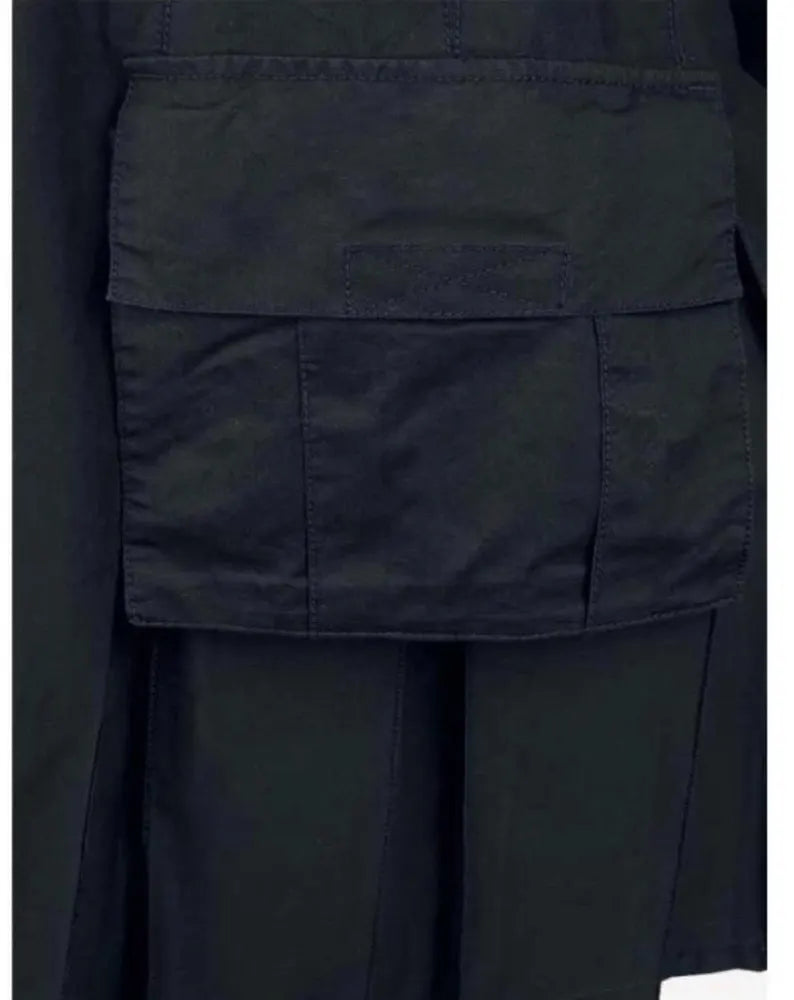 Scottish Decent Style Black Cotton Utility Kilt For Men’s