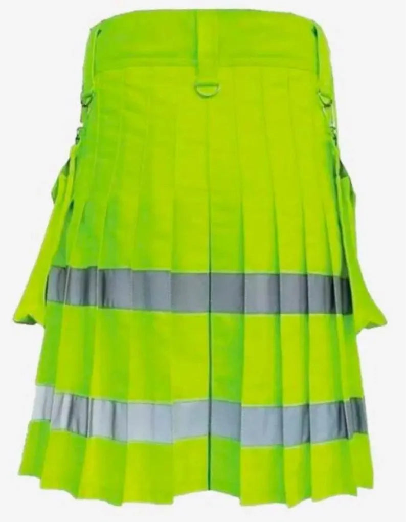 Scottish New Firefighter Utility Kilt For Men’s