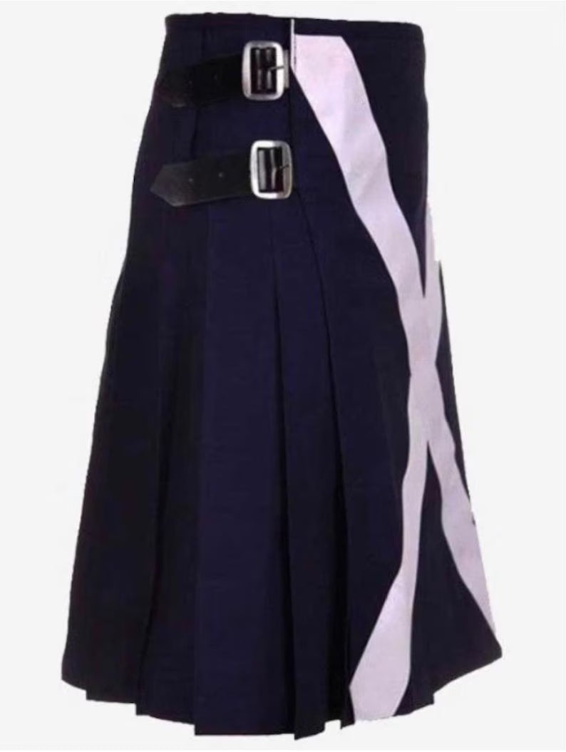 Scottish Saint Flag kilt Royal Blue Colour For Men’s