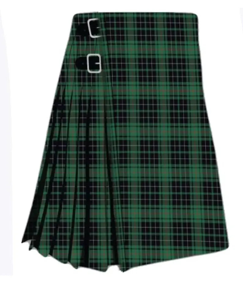 Scottish Macaulay Hunting Ancient Tartan Kilt For Men Custom Handmade Traditional 8 Yard kilts