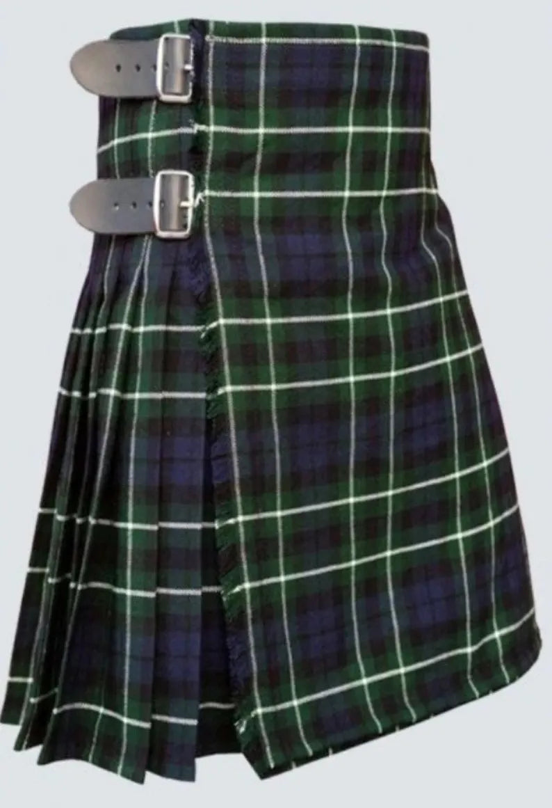Scottish Graham Tartan Kilt For Men Custom Handmade Traditional 8 Yard kilts