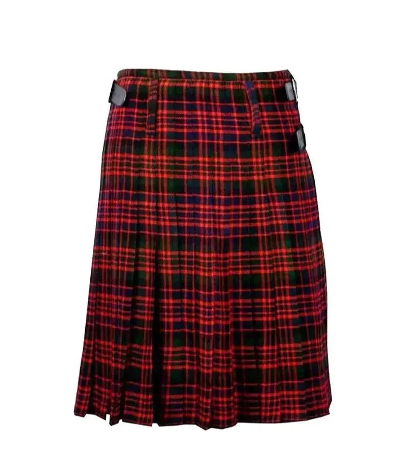 Scottish MacDonald Tartan Kilt For Men Custom Handmade Traditional 8 Yard kilts