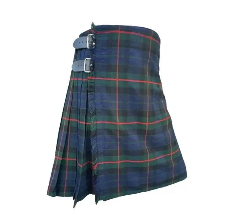 Scottish Gunn Tartan Modern Kilt For Men Custom Handmade Traditional 8 Yard kilts