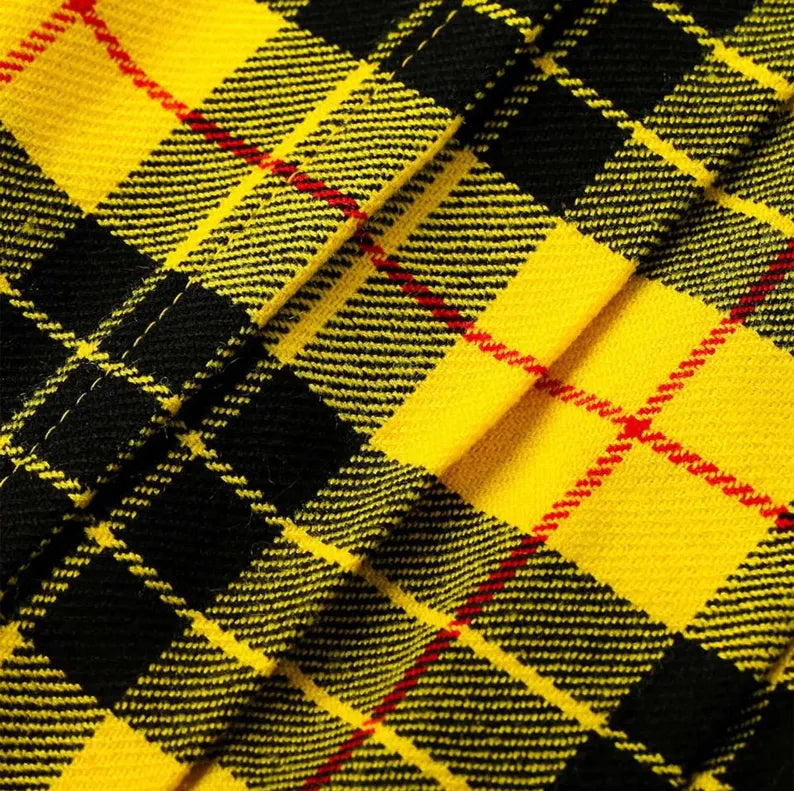 Scottish Macleod Of Lewis Tartan Kilt For Men Custom Handmade Traditional 8 Yard kilts