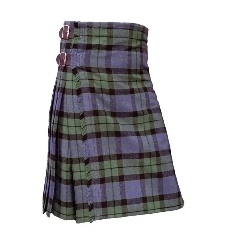 Scottish Mackay Ancient Tartan Kilt For Men Custom Handmade Traditional 8 Yard kilts