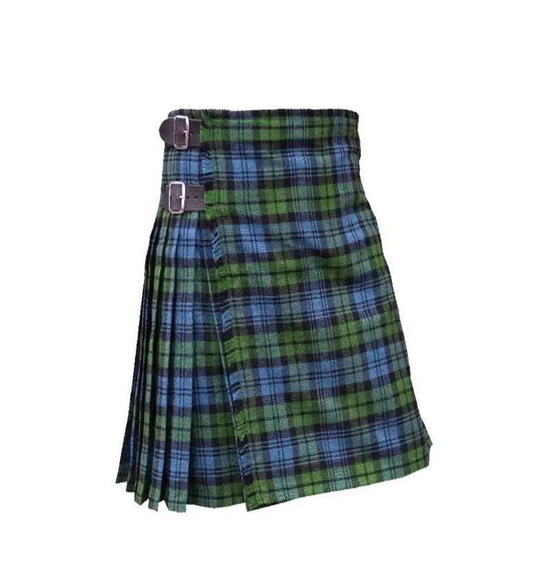 Scottish Campbell Tartan Kilt For Men Custom Kilt Handmade Traditional 8 Yard