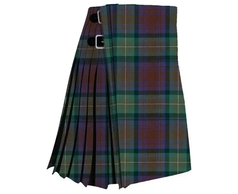 Scottish Isle of Skye Tartan Kilt For Men Custom Handmade Traditional 8 Yard kilts