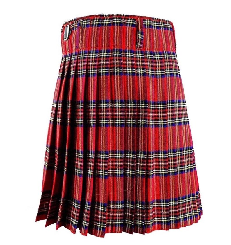 Scottish Royal Stewart Tartan Kilt For Men Custom Handmade Traditional 8 Yard kilts