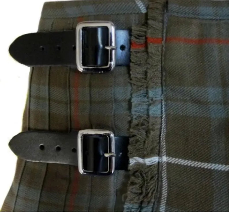 Scottish Fraser Weathered Tartan Kilt For Men Custom Handmade Traditional 8 Yard kilts