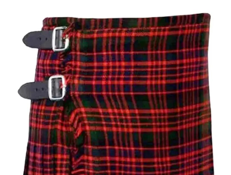 Scottish MacDonald Tartan Kilt For Men Custom Handmade Traditional 8 Yard kilts