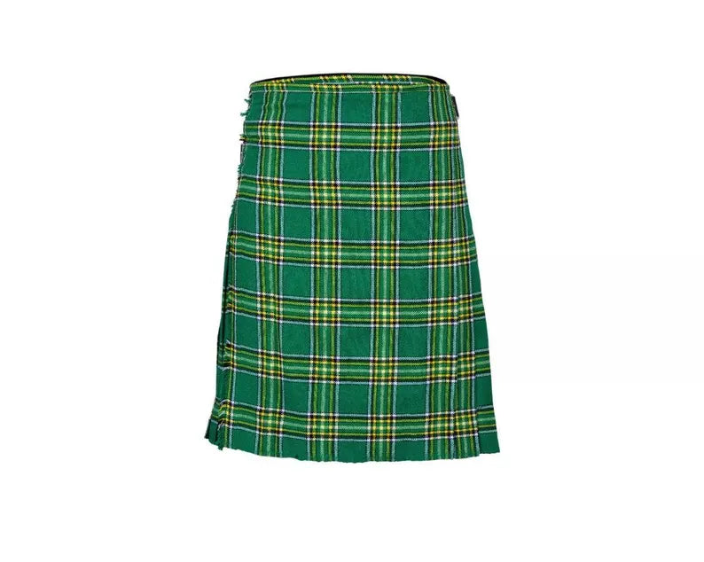 Scottish Irish National Tartan Kilt For Men Custom Handmade Traditional 8 Yard kilts
