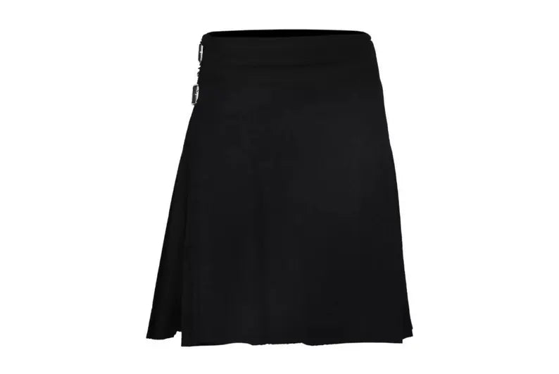 Scottish plain Black Tartan Kilt For Men Custom Handmade Traditional 8 Yard kilts
