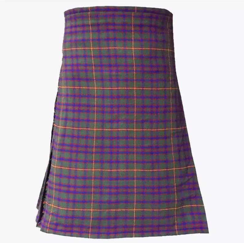 Scottish Hall Modern Tartan Kilt For Men Custom Handmade Traditional 8 Yard kilt