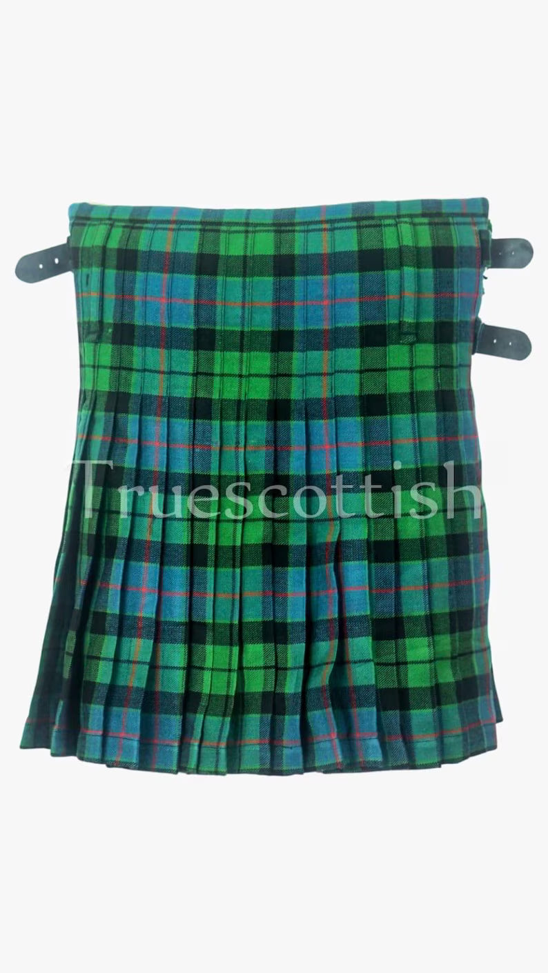 Scottish Morrison Ancient Tartan Kilt For Men Custom Handmade Traditional 8 Yard kilts