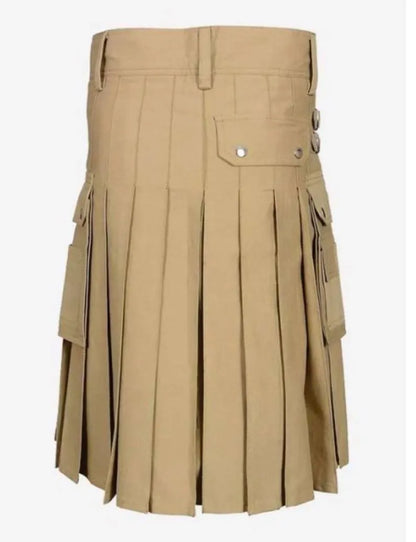 Scottish Brown Men’s Indigo Classic Utility Kilt For Men’s