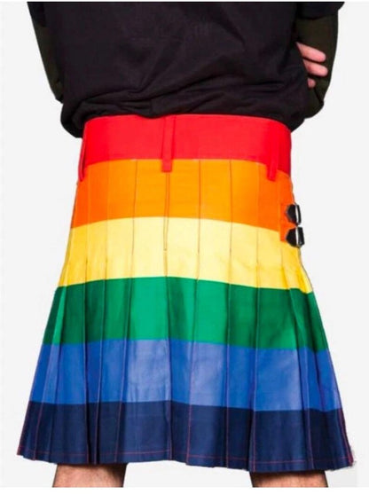 Scottish Pride Rainbow Kilt For Men’s
