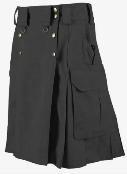 Scottish Tactical Combat Cargo Utility Kilt For Men’s