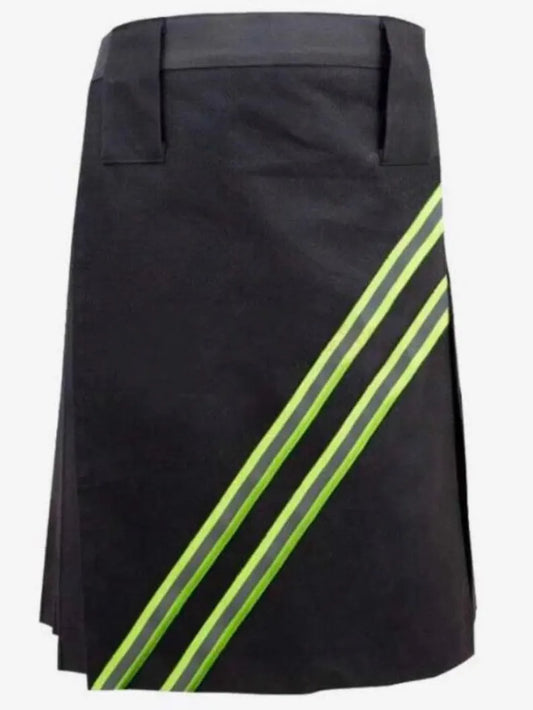 Scottish Men’s Firefighter Kilt Outfit With Traditional Scottish Touch
