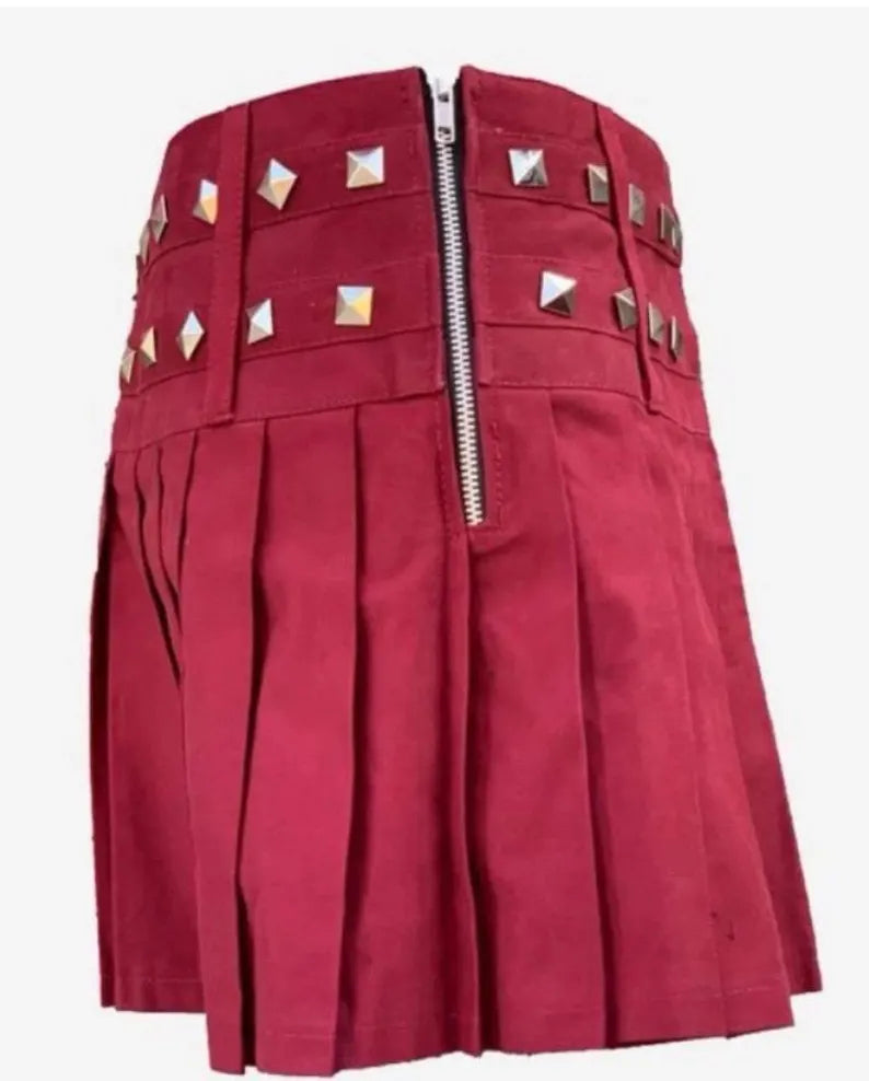 Scottish Women’s Utility Kilt Dress With Chains