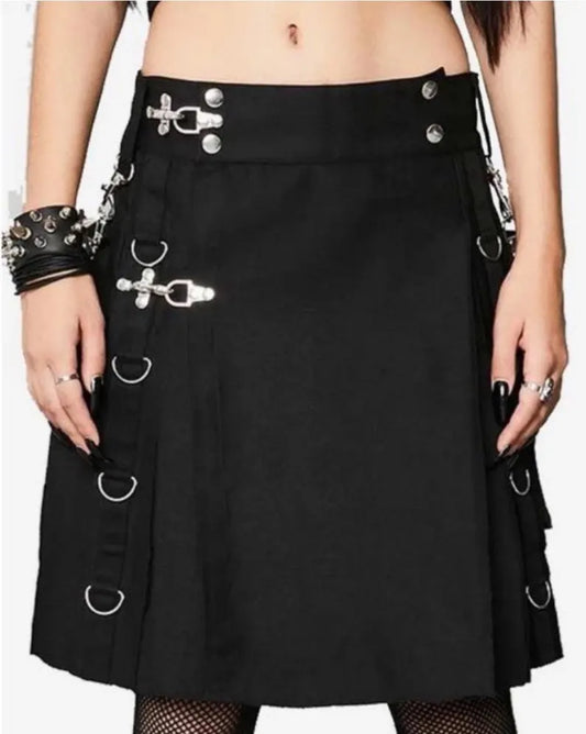Scottish Women’s Kilt Steampunk Gothic Style