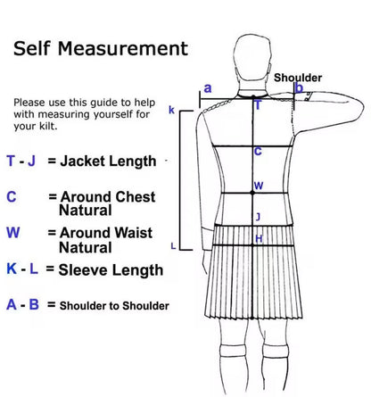Scottish Men’s Black Argyle Wool Kilt Jacket Vest Waistcoat For Weeding