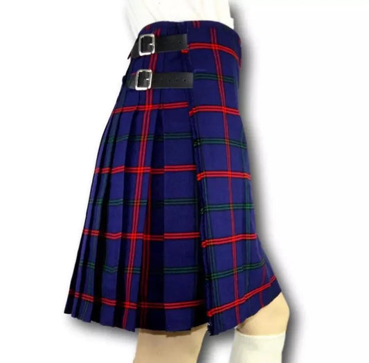 Scottish Montgomery Tartan Kilt For Men Custom Handmade Traditional 8 Yard kilts