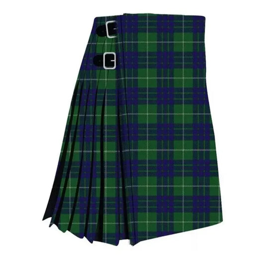 Scottish Hamilton Green Hunting Tartan Kilt For Men Custom Handmade Traditional 8 Yard kilts