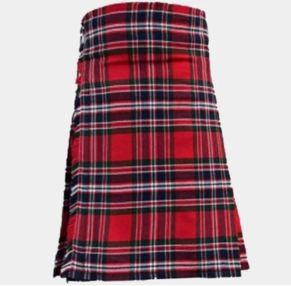 Scottish Macgsrlane Modern Tartan Kilt For Men Custom Handmade Traditional 8 Yard kilts