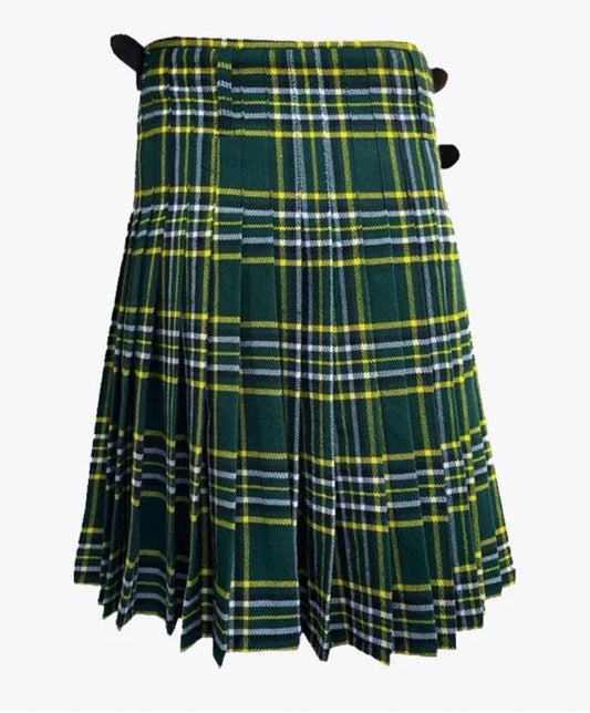 Scottish Dark Irish Tartan Kilt For Men Custom Handmade Traditional 8 Yard kilts