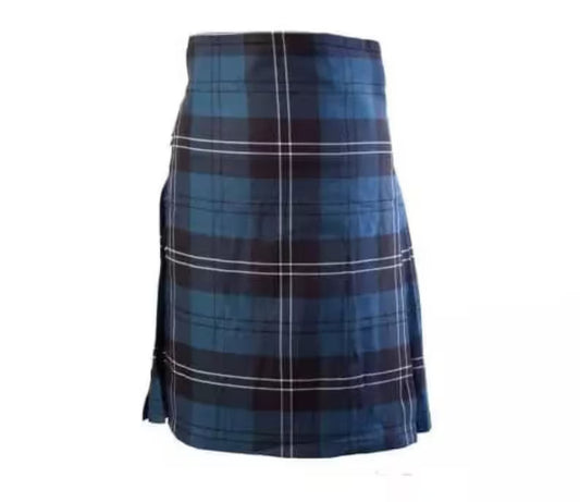 Scottish Ramsay Blue Tartan Kilt for Men – Custom Handmade Traditional 8 Yard Kilt