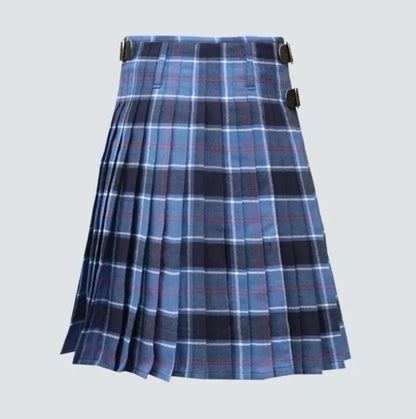 Scottish US Navy Tartan Kilt For Men Custom Kilt Handmade Traditional 8 Yard