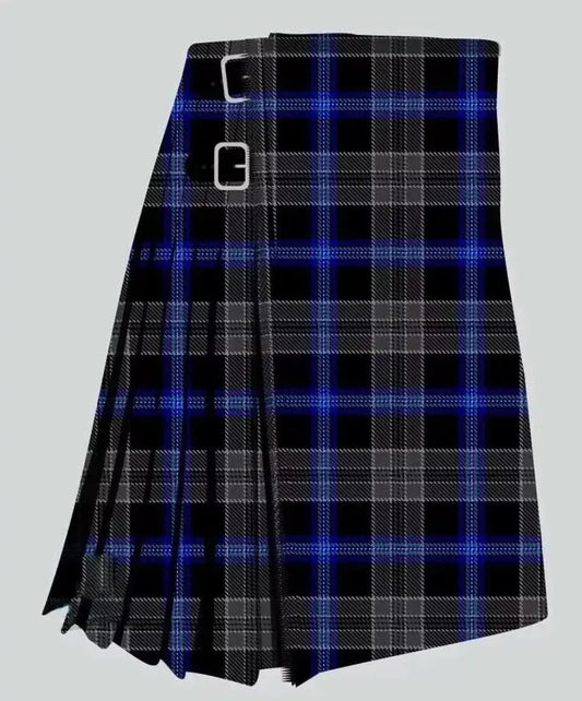 Scottish Earthruse Tartan contoured Kilt For Men Custom Kilt Handmade Traditional 8 Yard