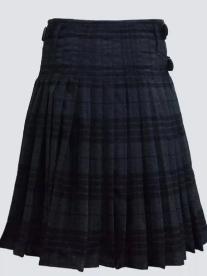 Scottish Night Watch Tartan Kilt For Men Custom Handmade Traditional 8 Yard kilts