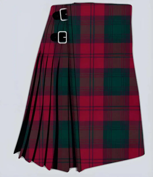 Scottish Lindsay Modern Tartan Kilt For Men Custom Handmade Traditional 8 Yard kilt
