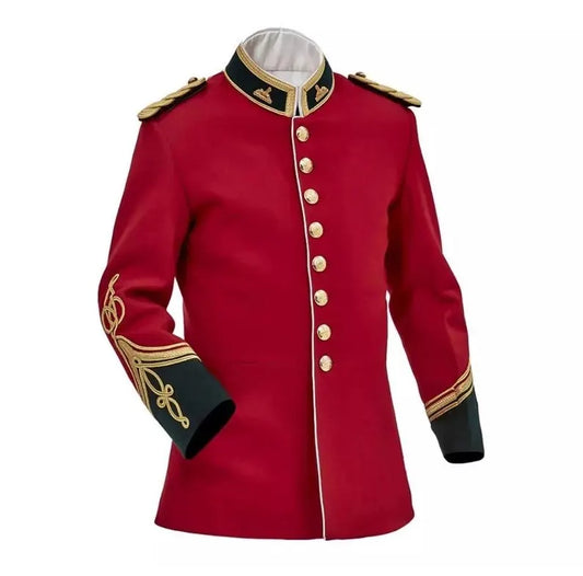 British Army 1879 Zulu War Officer's Tunic: Red Melton Wool Jacket