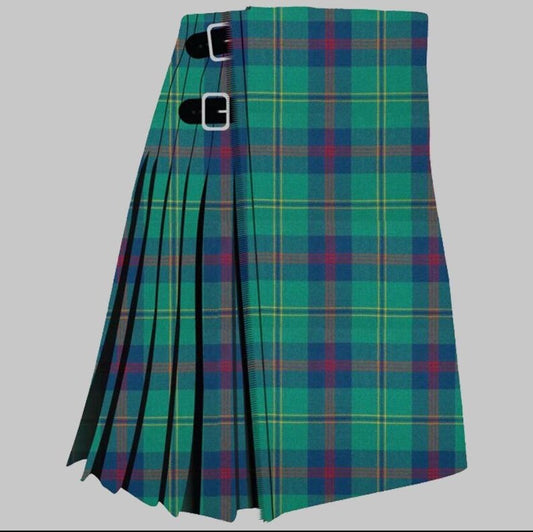Scottish Highland Gala Water Modern Handmade Tartan 8 Yard Kilt